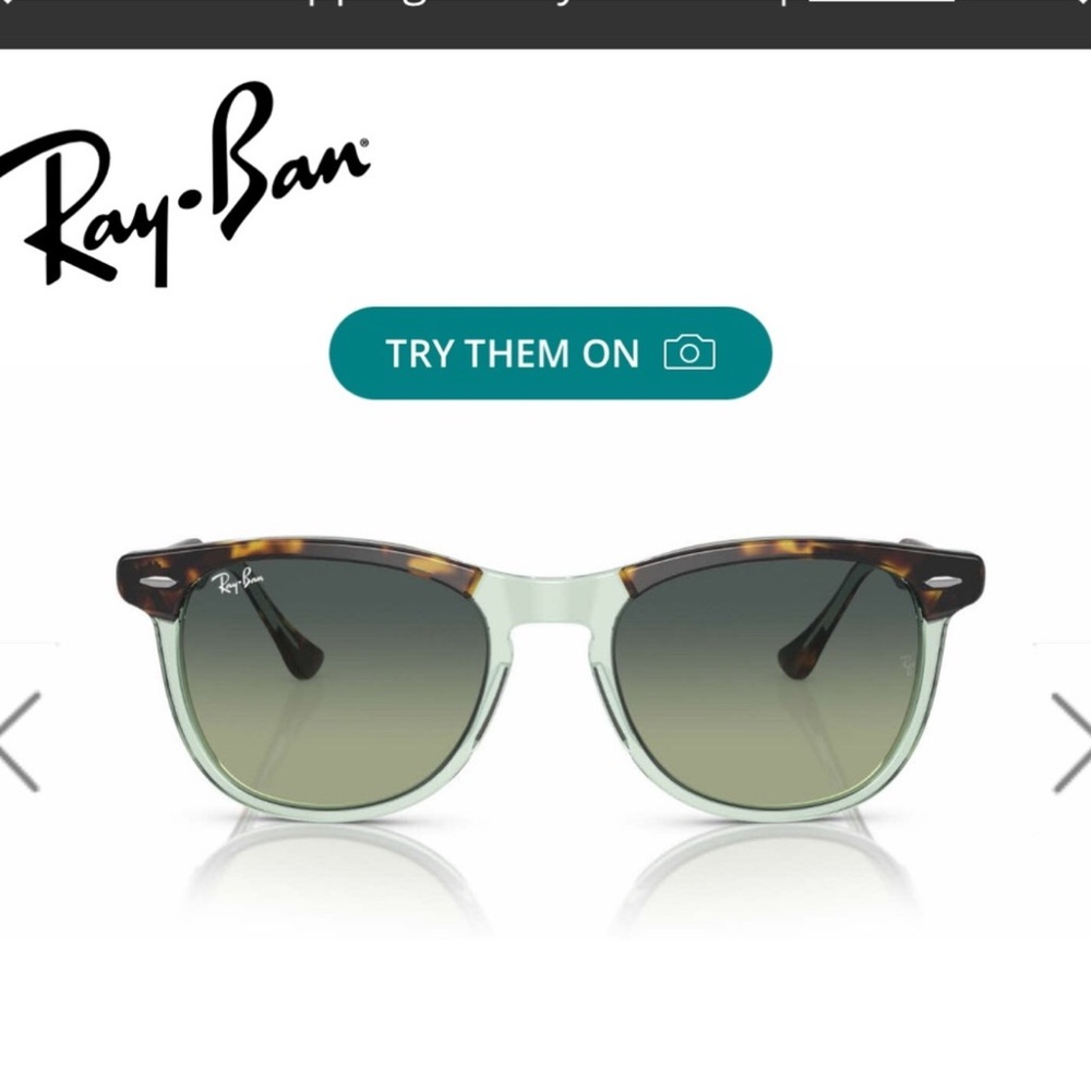 Ray-Ban Black Hawkeye Sunglasses and Case - Picture 3 of 4